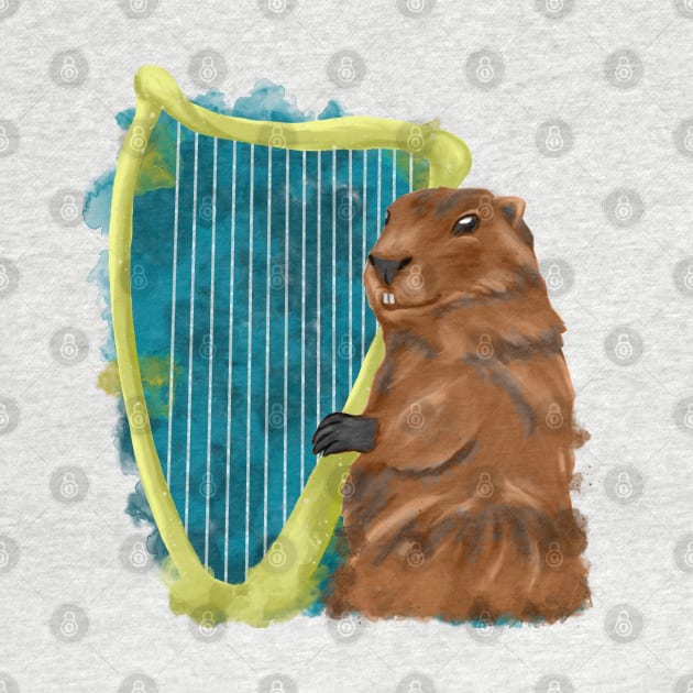 Marmot and harp by Antiope